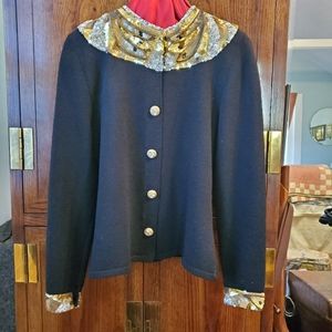 Vintage Jennifer Roberts sequined sweater